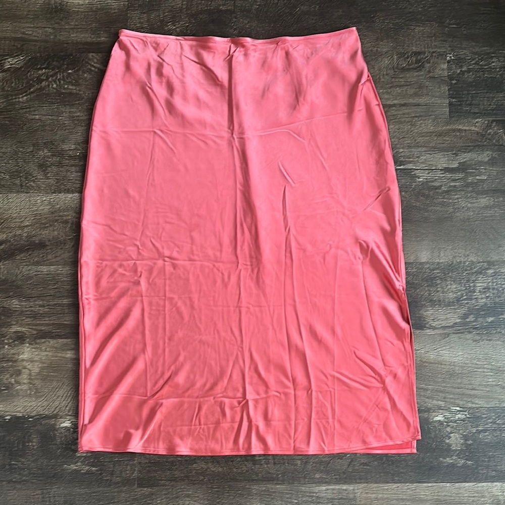Old Navy Pink Midi Pencil Skirt for Casual Wear